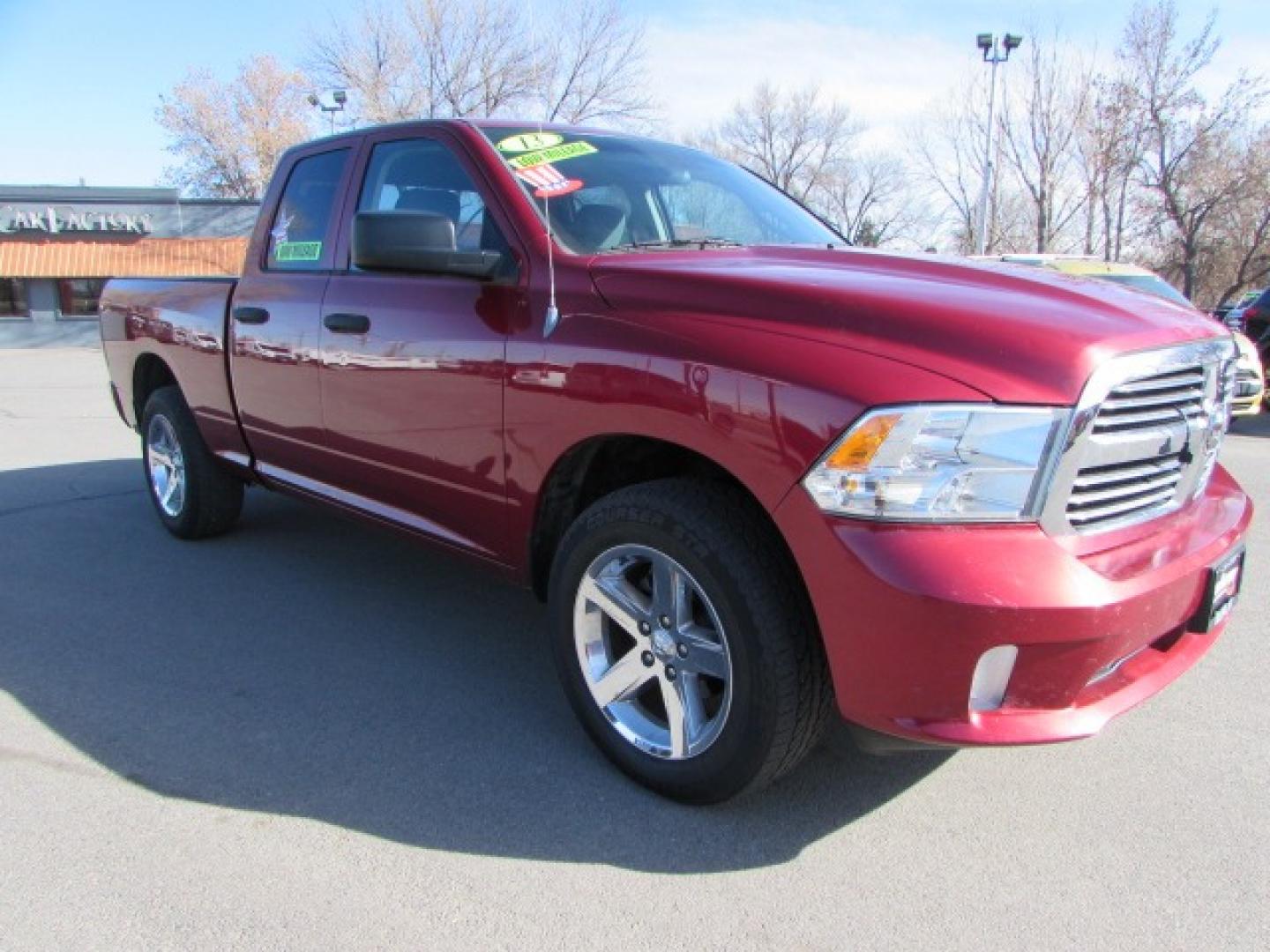 2013 Red /Gray RAM 1500 Express (1C6RR7FT0DS) with an 5.7 Hemi V8 engine engine, 6 speed automatic transmission, located at 4562 State Avenue, Billings, MT, 59101, (406) 896-9833, 45.769516, -108.526772 - Photo#4